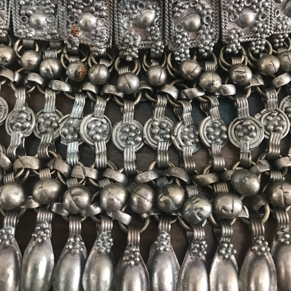 SOLD Gypsy- VTG Bohemian Festival Necklace Belly dancer  Lebanon Egyptian - Picture 7 of 10